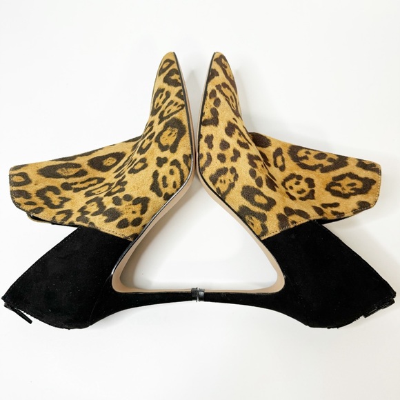 Enzo Angiolini Reatha Leopard Print Stiletto Booties - Picture 6 of 11